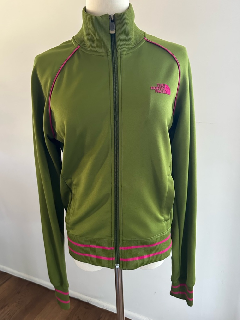 The North Face Y2K Track Jacket Green Pink Retro Gorpcore Women’s M - Picture 5 of 9